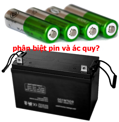 Nguồn điện một chiều: Pin và Acquy